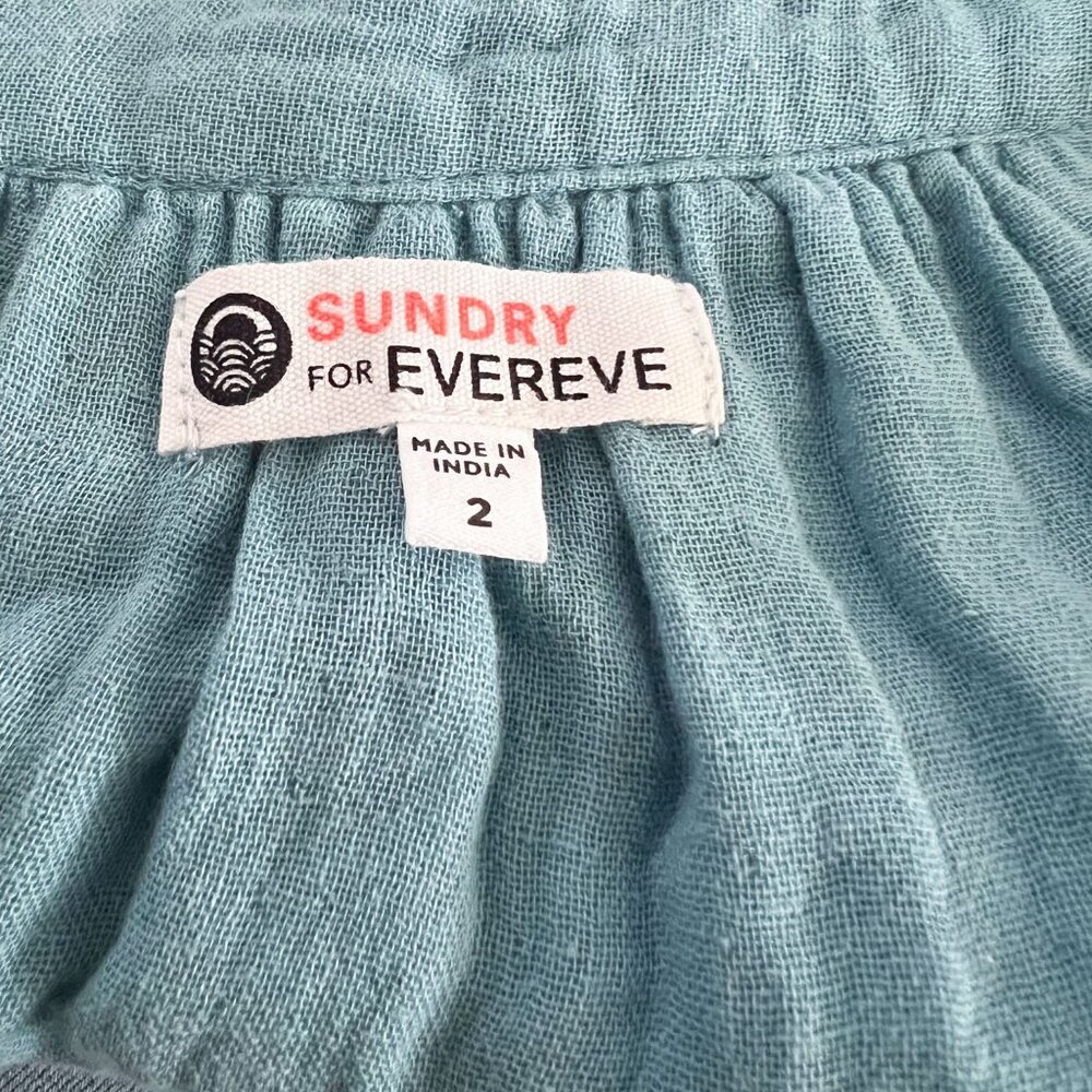 Evereve Sundry French Blue The Everyday Dress Pockets size: 2 = M - Picture 6 of 10